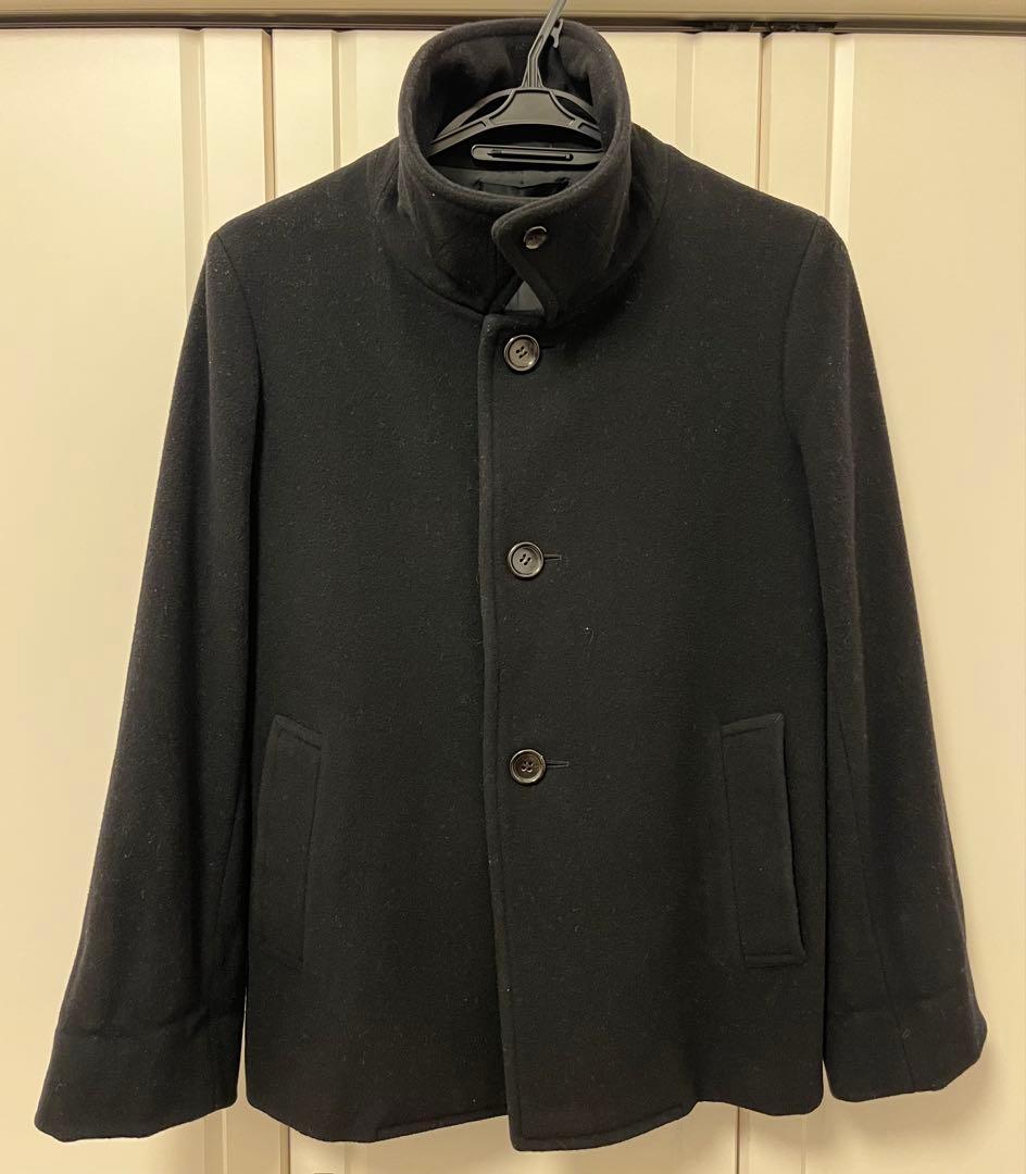 tricot COMME des GARÇONS ブラック ウールピーコート M