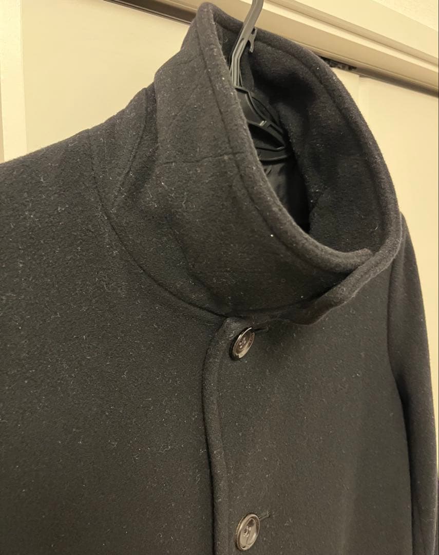 tricot COMME des GARÇONS ブラック ウールピーコート M