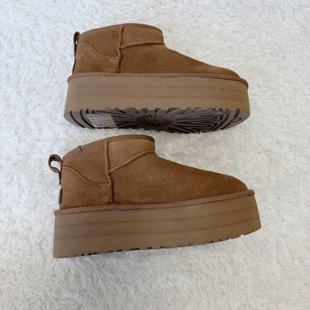 未使用 UGG クラシック ウルトラ ミニ プラットフォーム 厚底 23cm