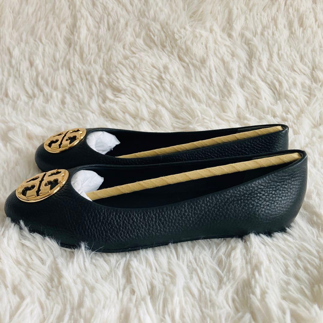 【極美品】トリーバーチ チェルシー フラットシューズ レザー シボ加工