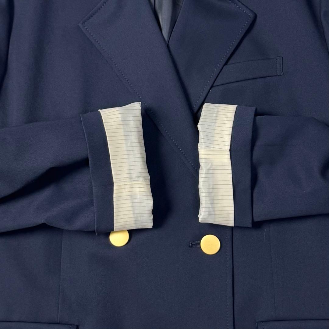 【良品】Spick & Span ドライツイルダブルブレストジャケット　金ボタン