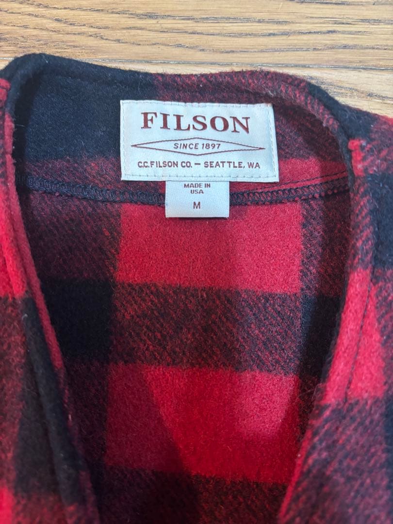 FILSON 100% ヴァージンウール ベスト 40