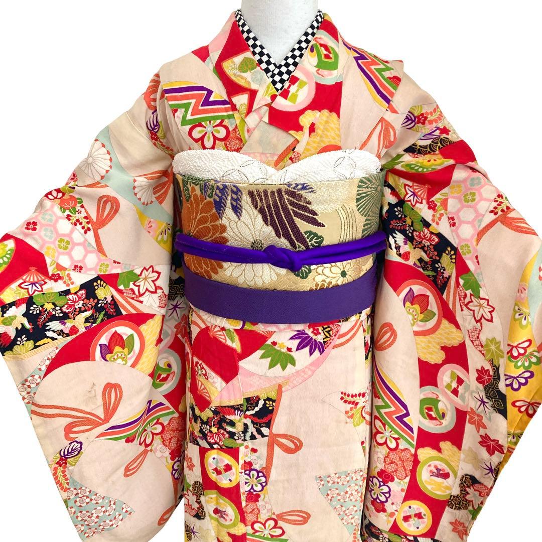 アンティーク女の子 子供着物 七五三 アンティーク着物 NO5