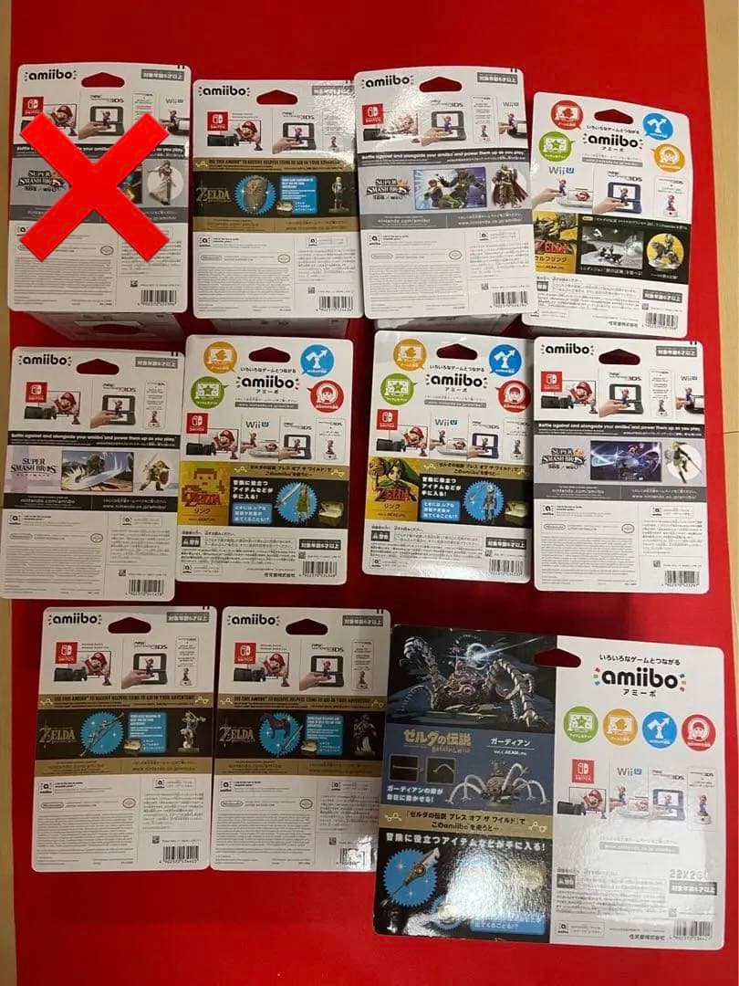 新品未使用★ゼルダの伝説シリーズ★amiibo10点セット☆